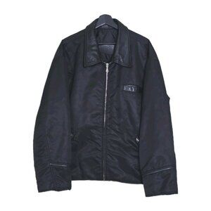 Vtg Rudsak Full Zip Jacket Mens L Black LS Lined Grunge Minimalist MN-513 Canada